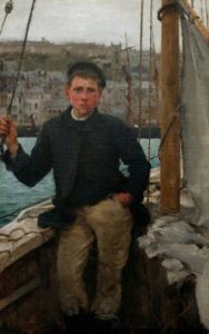 Henry Scott Tuke's 1886 work 'Our Jack'. Falmouth Art Cornwall