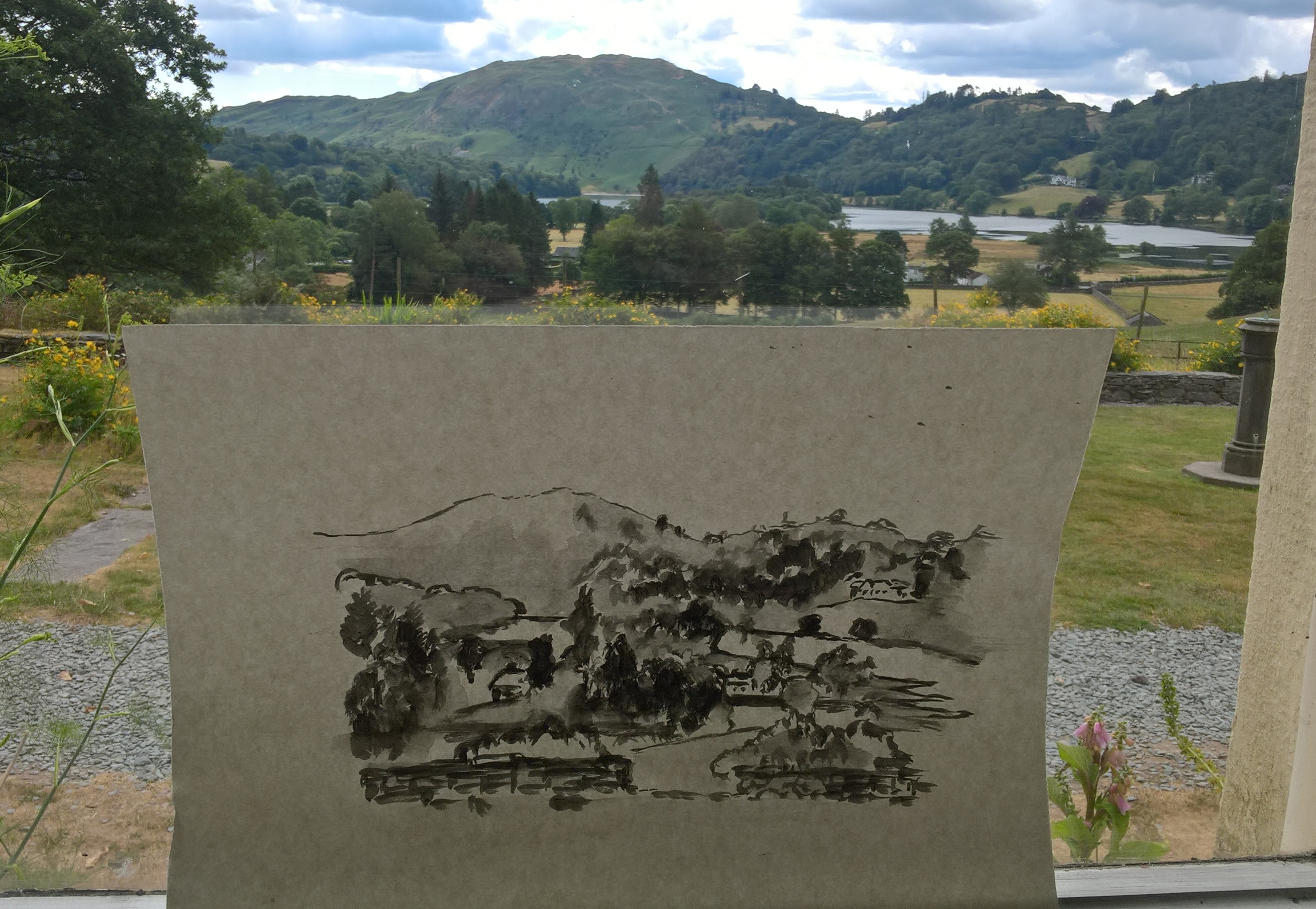Allen Banks and the seat of William Wordsworth