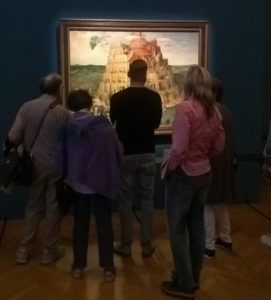 Taking in the detail of Tower of Babel