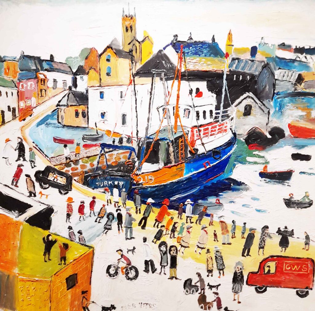 Fred Yates - Cornwall's Lowry - influence of Fauves, Impressionists, Post Impressionists, a little Alfred Wallis. OR standalone.