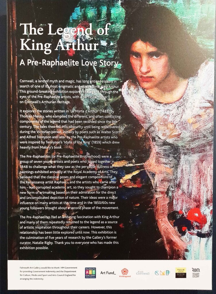 Don’t we all love the stuff of myth and legend? Certainly did King Arthur & William Morris. 